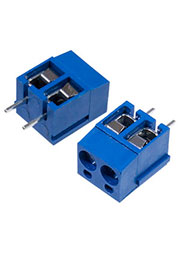 DG305-5.0-02P-12-00AH, клеммник 2 контакта синий 5мм